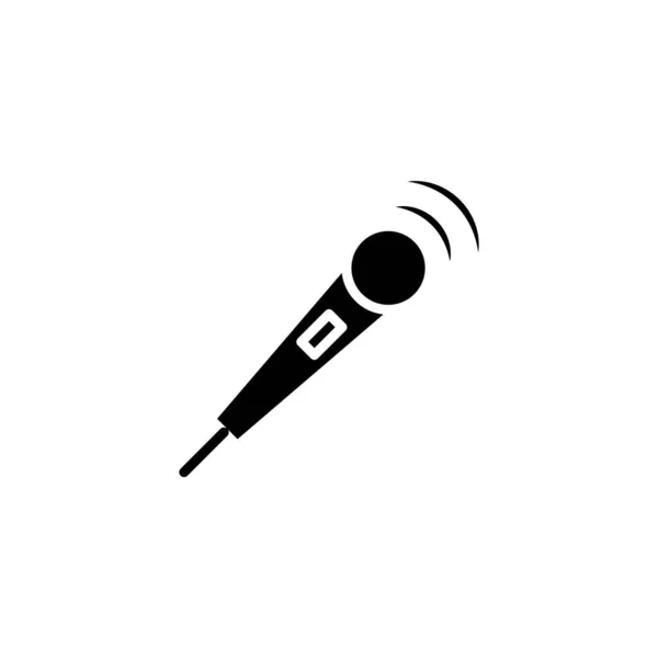 Ilustrasi Vektor Grafis Dari Ikon Mikrofon Cocok Untuk Podcast Suara - Stok Vektor