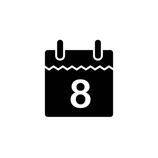 Illustration Vector Graphic Calendar Icon Fit Agenda Remember Application Reminder — Stock Vector