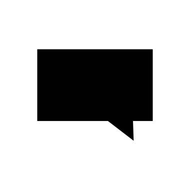 Kabarcık konuşma ikonunun İllüstrasyon Vektörü grafiği. Tartışma için uygun, çizgi film, konuşma, diyalog vs..