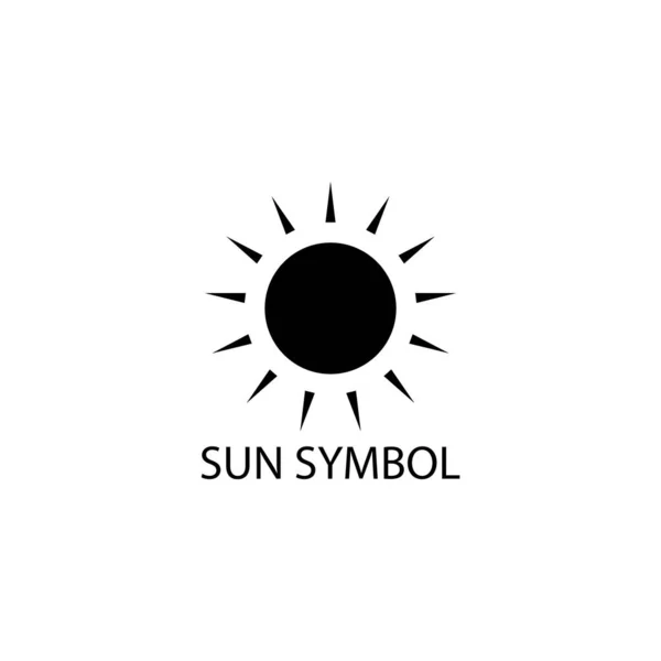 Ilustración Vector Gráfico Del Icono Del Sol Ajuste Para Energía — Archivo Imágenes Vectoriales