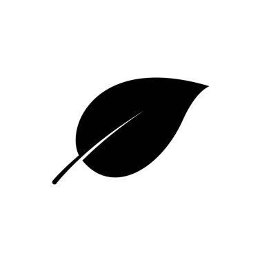 Yaprak ikonunun İllüstrasyon Vektörü grafiği. Ağaca uygun, bitkisel, ekoloji, taze vs..