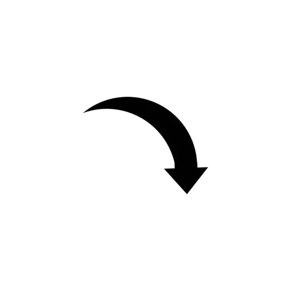 Illustration Vector Graphic Arrow Icon Fit Navigation Direction Return Etc — Stock Vector