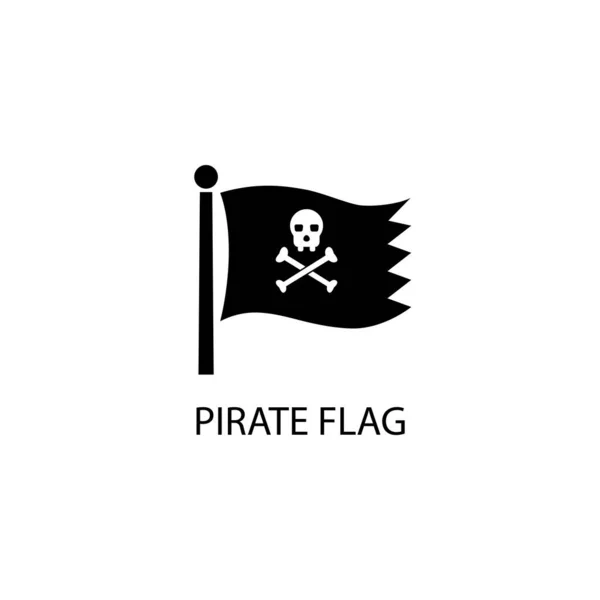 Illustration Graphique Vectoriel Icône Pirate Adapté Pour Drapeau Pirates Aventure — Image vectorielle