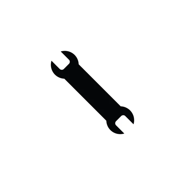 Illustration Vector Graphic Spanner Wrench Icon Fit Workshop Engineering Setting — Stock Vector