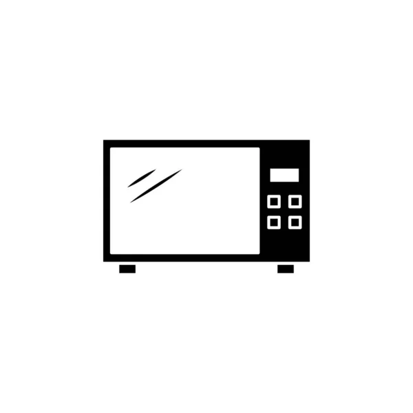 Illustratie Vectorgrafiek Van Microgolf Icoon Geschikt Voor Koken Oven Voedsel — Stockvector