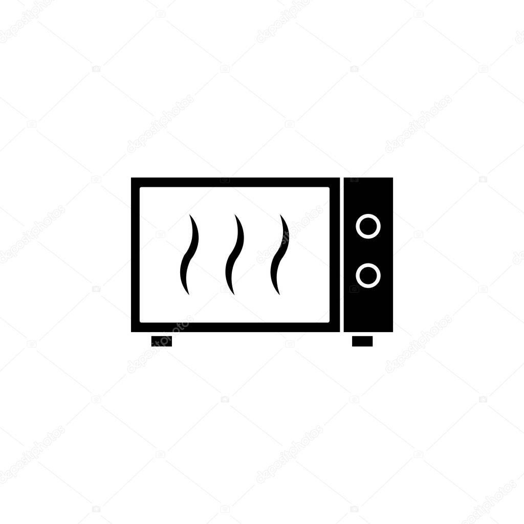 Illustration Vector graphic of microwave icon. Fit for cooking, oven, food, appliance, household electronics etc.