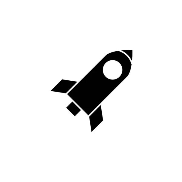 Ilustración Gráfico Vectorial Del Icono Del Cohete Ajuste Para Nave — Vector de stock
