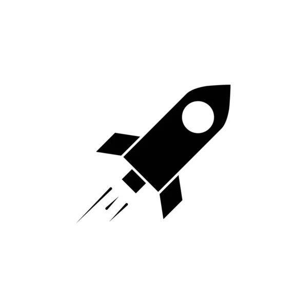 Ilustración Gráfico Vectorial Del Icono Del Cohete Ajuste Para Nave — Vector de stock
