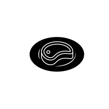 Et simgesinin İmaj Vektörü grafiği. Biftek, barbekü, yemek için uygun.,