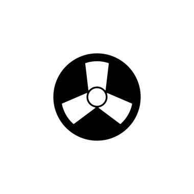 Hayran simgesinin İllüstrasyon Vektörü grafiği. Hava akımı, soğutma, elektrik vs. için uygun.