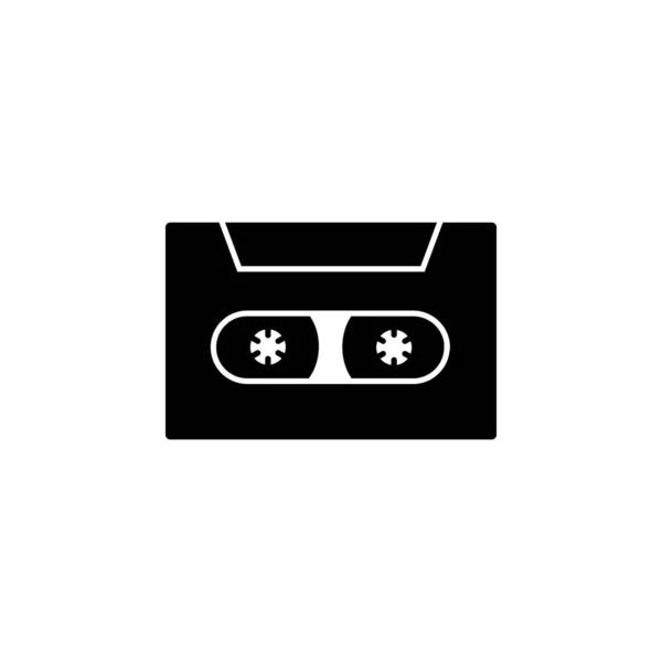 Illustration Vector Graphic Cassette Icon Fit 80S 90S Vintage Etc — Stock Vector