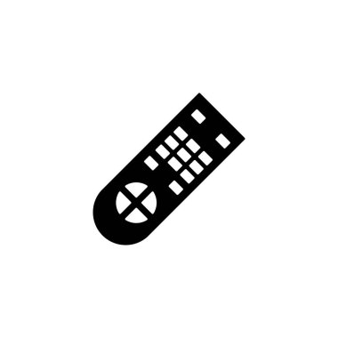 Uzaktan kumanda simgesinin Çizim Vektörü grafiği. Televizyon, oyuncu, video, elektronik vs. için uygun.