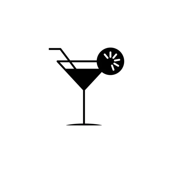 Illustratie Vectorgrafiek Van Wijnglas Icoon Fit Voor Drank Alcohol Feesten — Stockvector