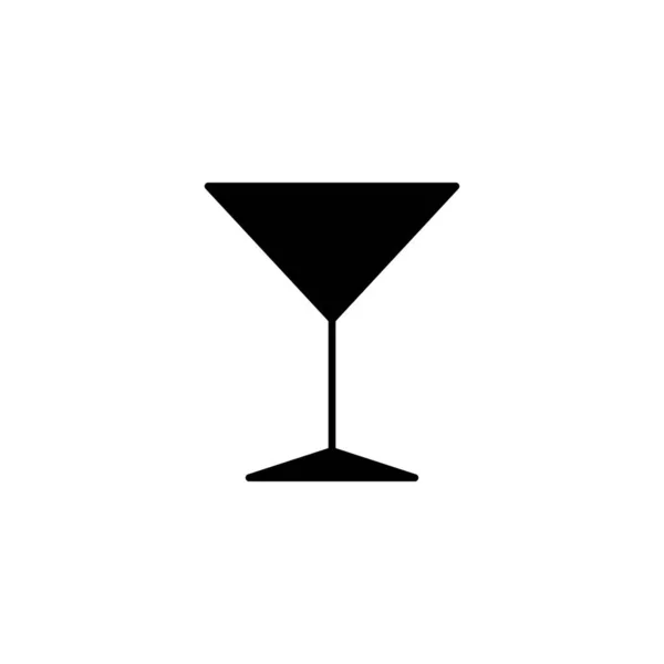 Illustration Graphique Vectoriel Icône Verre Vin Convient Pour Boire Alcool — Image vectorielle