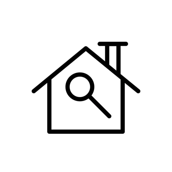 Ilustración Vector Gráfico Del Icono Casa Ajuste Para Hogar Residencial — Vector de stock