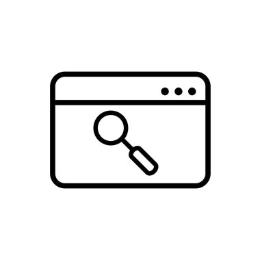 Uygulama simgesinin İllüstrasyon Vektörü grafiği. Web sitesi, tarayıcı, arayüz vs. için uygun.