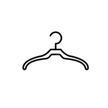 Askı simgesinin İllüstrasyon Vektörü grafiği. Moda, kostüm, kıyafet, perakende vs. için uygun.
