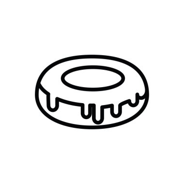 Pasta ikonunun illüstrasyon vektörü grafiği. Tatlı için uygun, tatlı, fırın, yemek, kutlama vesaire.