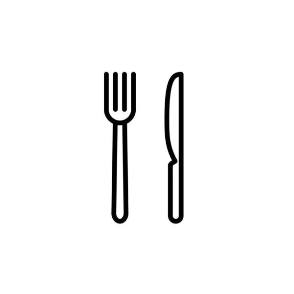 Ilustración Vector Gráfico Del Icono Del Restaurante Ajuste Para Comida — Vector de stock