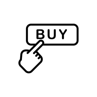 E- ticaret simgesinin İllüstrasyon Vektörü grafiği. Fit shop, market, business, store vs..