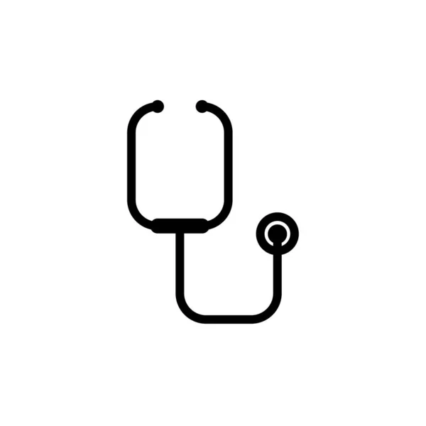 Иллюстрационный Векторный Рисунок Иконки Стетоскопа Подходит Врача Медсестры Диагноз Сердцебиение — стоковый вектор