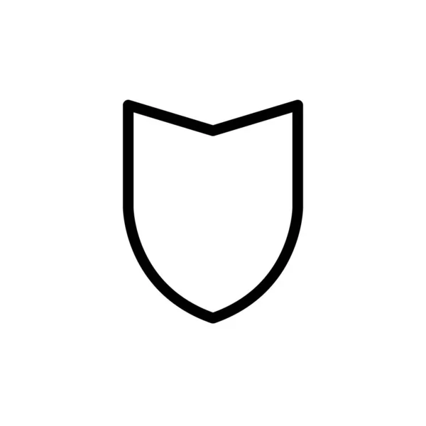 Ilustrační Vektorová Grafika Ikony Štít Vhodné Pro Ochranu Bezpečnost Obranu — Stockový vektor
