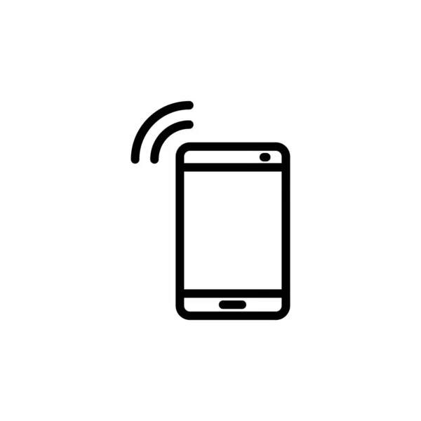 Векторное Изображение Иконки Смартфона Подходит Связи Телефона Связи — стоковый вектор
