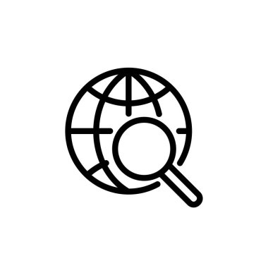 Dünya ikonunun İmaj Vektörü grafiği. Dünya, seyahat, ağ, navigasyon, lojistik vs. için uygun.