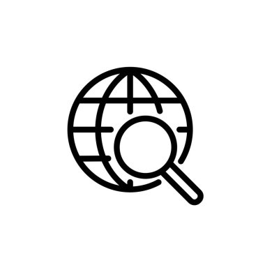 Dünya ikonunun İmaj Vektörü grafiği. Dünya, seyahat, ağ, navigasyon, lojistik vs. için uygun.