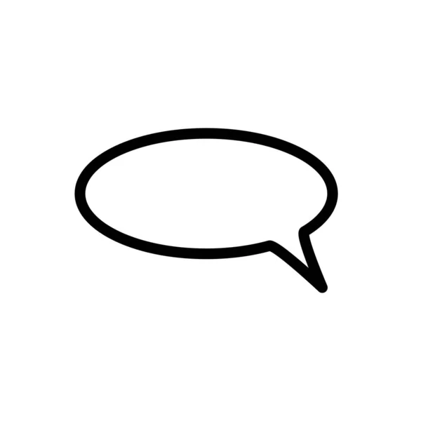 Ілюстрація Векторна Графіка Значка Мови Бульбашок Підходить Обговорення Спілкування Повідомлення — стоковий вектор