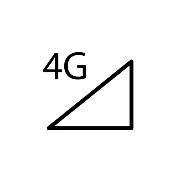 Illustration Vektorgrafik Signalfältet Ikonen Passar För Teknik Mobil Wifi Nätverk — Stock vektor