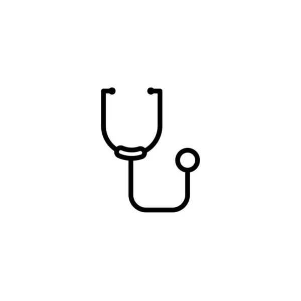 Illustration Graphique Vectoriel Icône Stéthoscope Convient Pour Médecin Infirmière Diagnostic — Image vectorielle