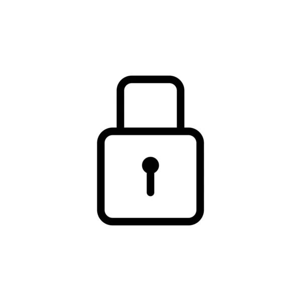 Ілюстрація Векторна Графіка Піктограми Блокування Підходить Ключа Безпечного Пароля Захисту — стоковий вектор