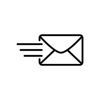 Zarf simgesinin İmaj Vektörü grafiği. Mektup, e-posta, yazışma, posta kutusu vs. için uygun.