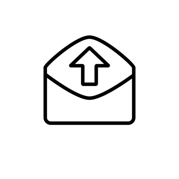 Illustration Graphique Vectoriel Icône Enveloppe Convient Pour Lettre Email Correspondance — Image vectorielle