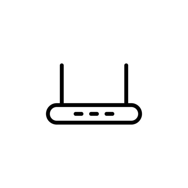 Illustration Vektorgrafik Router Ikonen Passar Trådlöst Nätverk Access Kontor Kommunikation — Stock vektor