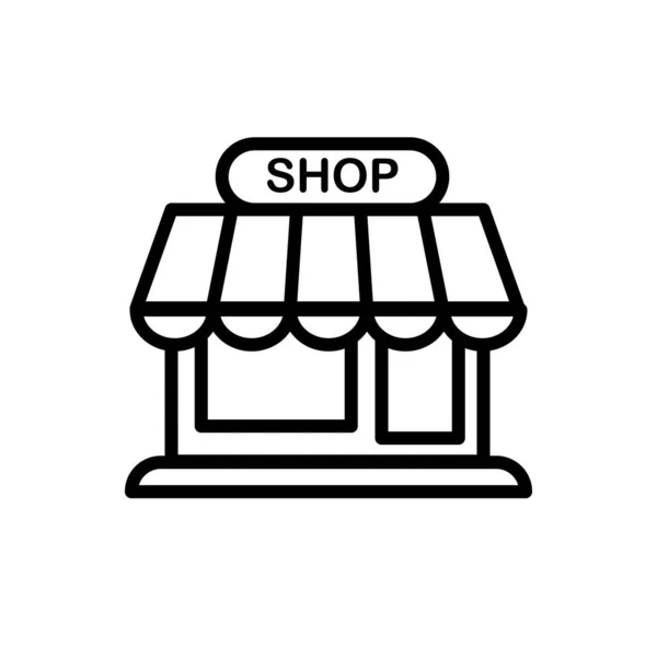 Ilustración Gráfico Vectorial Del Icono Tienda Apto Para Tienda Venta — Archivo Imágenes Vectoriales