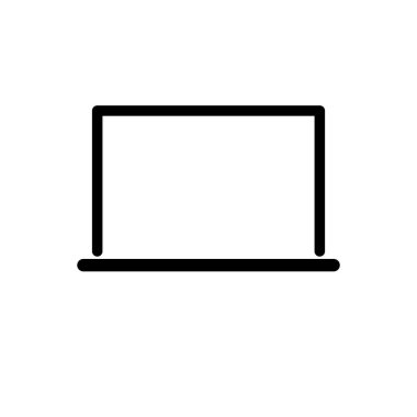 Dizüstü bilgisayar simgesinin İllüstrasyon Vektörü grafiği. Aygıt, elektronik, aygıt, ağ, iletişim vs. için uygun.