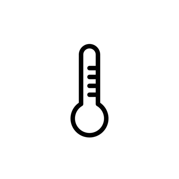 Termometre Simgesinin Illüstrasyon Vektörü Grafiği Sıcaklık Mevsim Ölçü Için Uygun — Stok Vektör