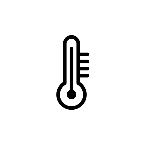 Ilustração Gráfico Vetorial Ícone Termômetro Ajuste Para Temperatura Estação Medida —  Vetores de Stock