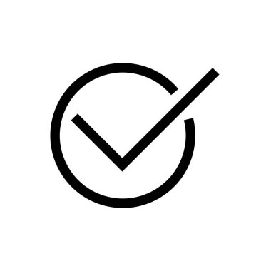 İşaretleme simgesinin Çizim Vektörü grafiği. Doğrulamaya, seçmeye, onaylamaya, onaylamaya vb..