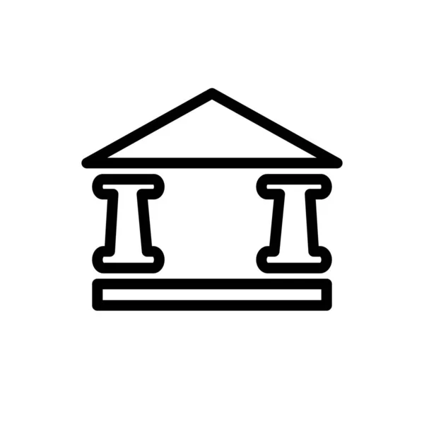 Иллюстрационная Векторная Графика Иконки Здания Банка Подходит Инвестиций Платежей Финансов — стоковый вектор