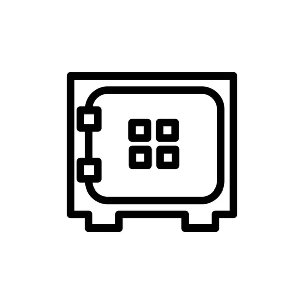 Illustration Vektorgrafik Des Safe Box Symbols Fit Für Banking Bank — Stockvektor