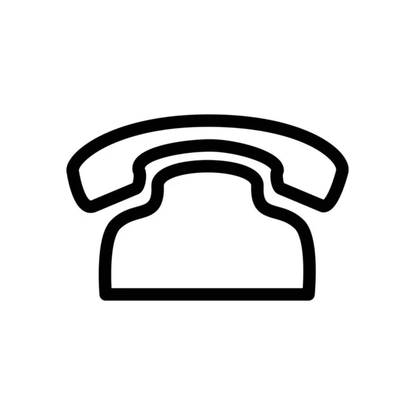 Ilustración Vector Gráfico Del Icono Del Teléfono Apto Para Comunicación — Vector de stock