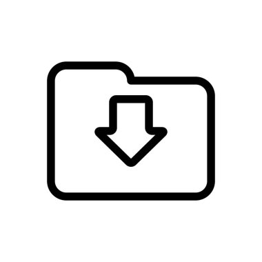 Dizin simgesinin İllüstrasyon Vektörü grafiği. Belge, dosya, arşiv, portföy vs. için uygun.