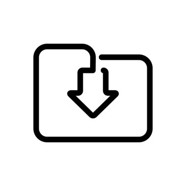 Dizin simgesinin İllüstrasyon Vektörü grafiği. Belge, dosya, arşiv, portföy vs. için uygun.