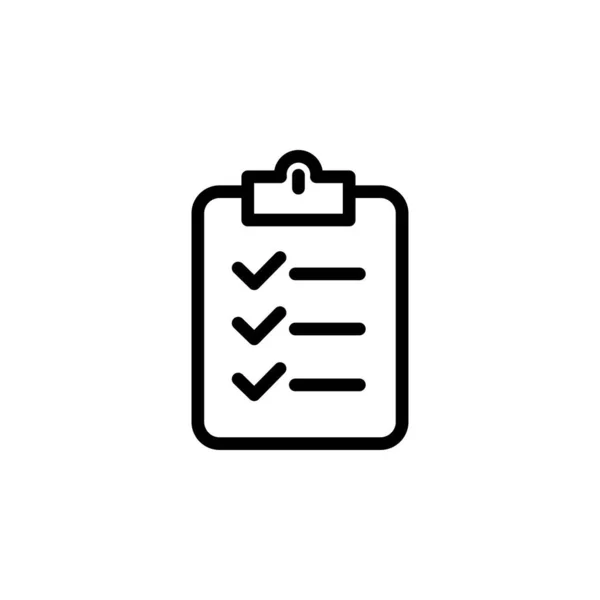 Kontrol listesi simgesinin İllüstrasyon Vektörü grafiği. Biçim, pano, sembol, işaret, liste, rapor vs. için uygun.