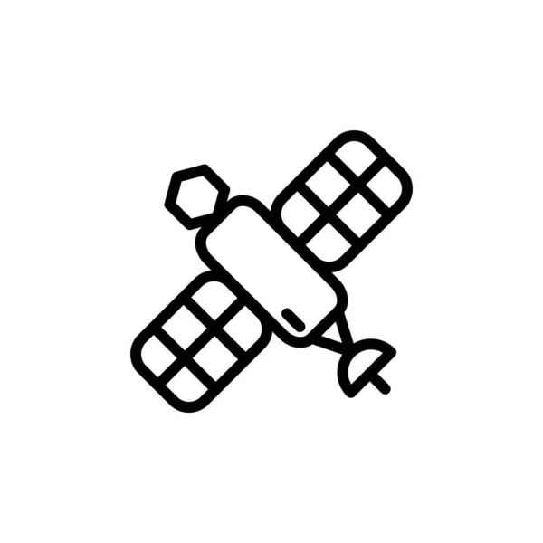 Illustration Vektorgrafik Des Satellitensymbols Fit Für Kommunikation Zeichen Verbindung Symbol — Stockvektor