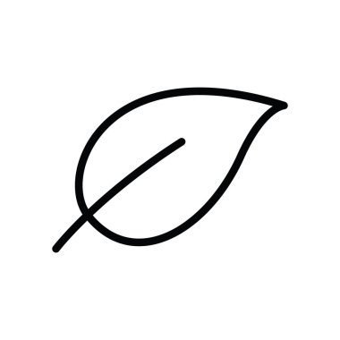 Yaprak ikonunun İllüstrasyon Vektörü grafiği. Ağaca uygun, bitkisel, ekoloji, taze vs..