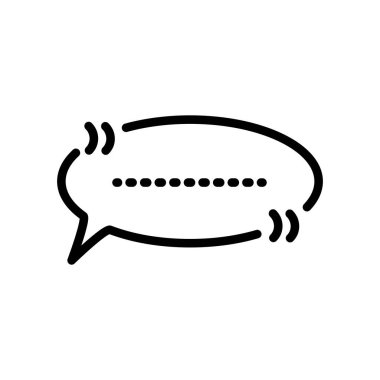 Alıntı simgesinin İllüstrasyon Vektörü grafiği. İleti, bilgi, ifade, belge vs. için uygun.